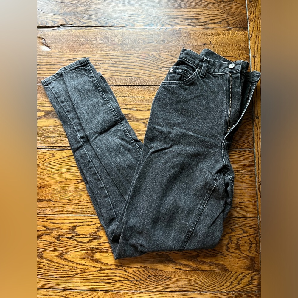 #2 - Vintage Lee Women’s Mom Jeans Black 10 Long